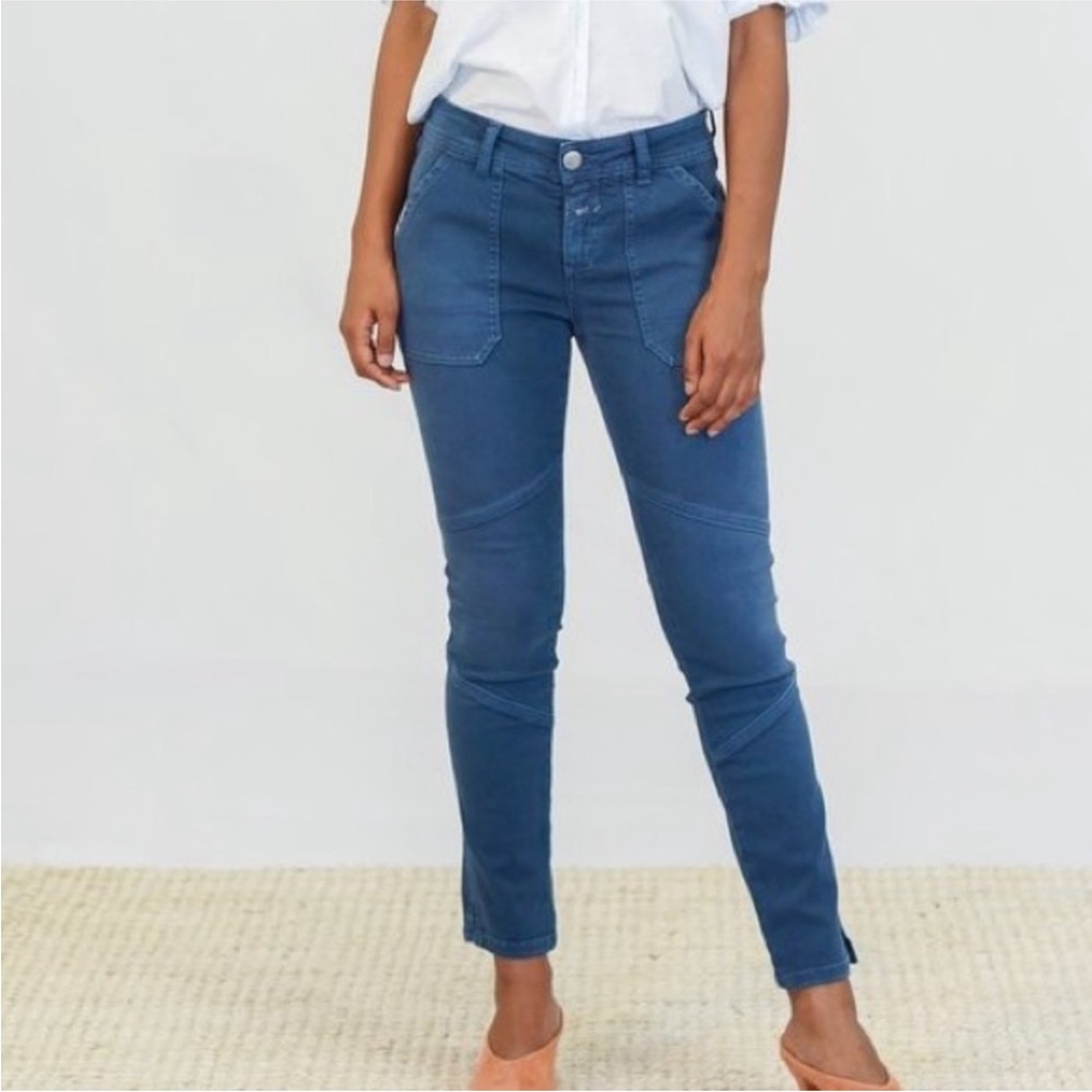 Closed The Francesca Ankle Jeans in Worker Blue